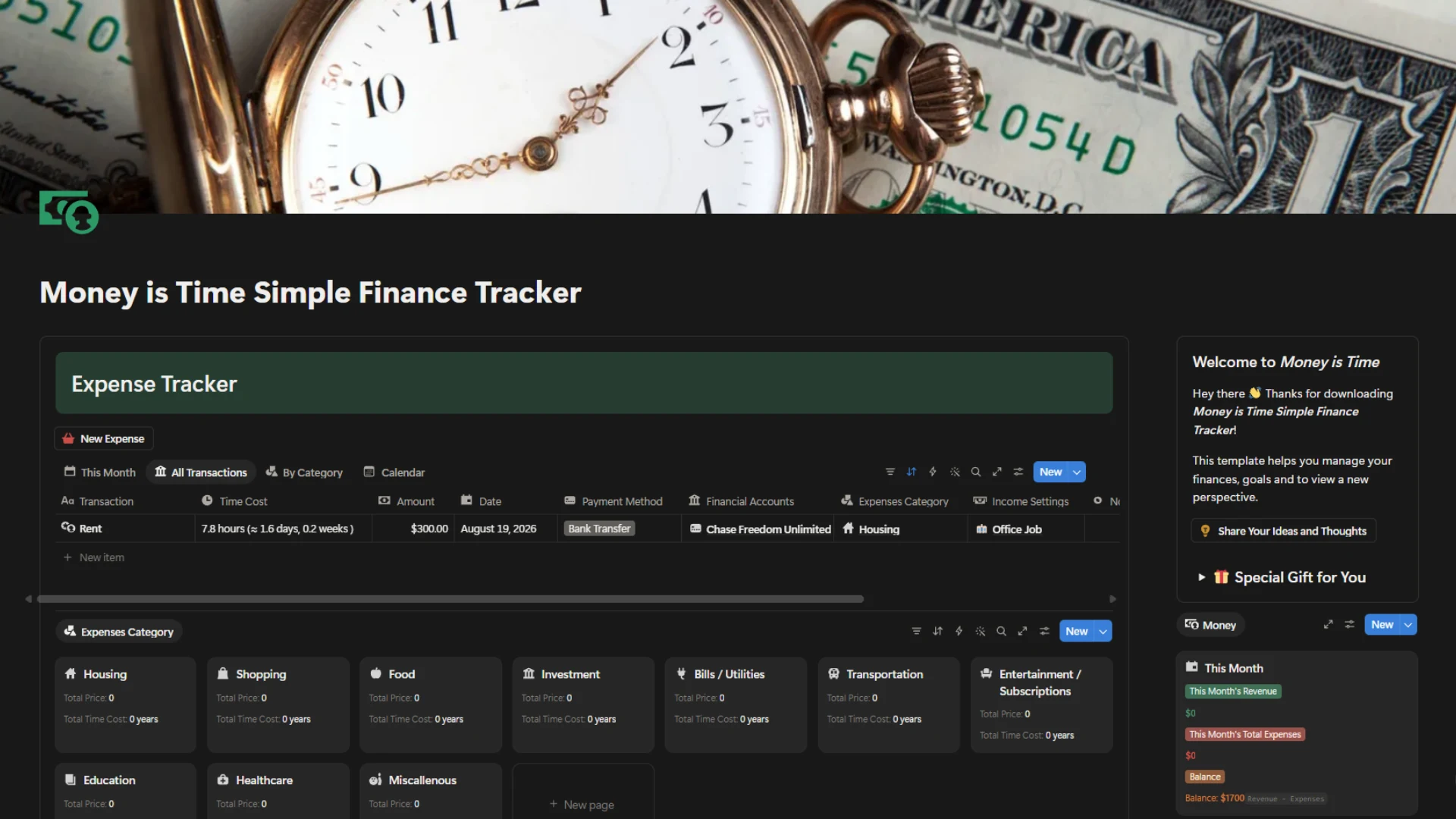 Expense tracker